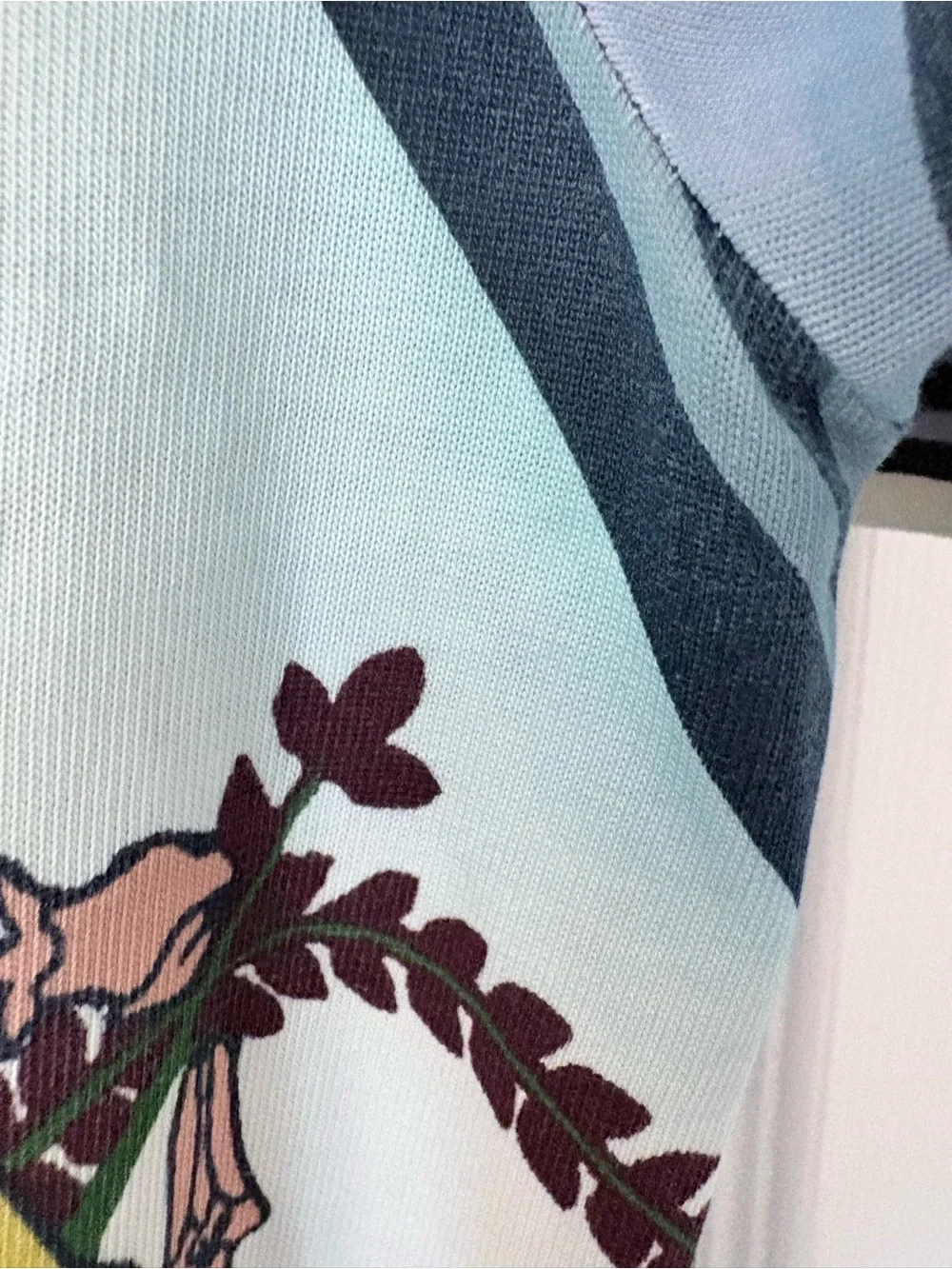 Tory Burch Homage Floral Patchwork t-shirt dress